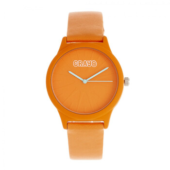 Đồng hồ Crayo Splat Quartz Orange Dial CRACR5304 Unisex Chính hãng Sale giá Rẻ tại XaXi World
