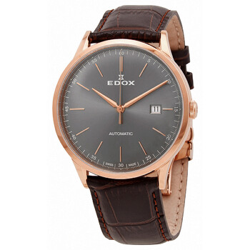 Đồng hồ Edox Les Vauberts Automatic Mặt Đen 80106 37RC GIR Nam Chính hãng Sale giá Rẻ tại XaXi World