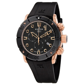 Đồng hồ Edox Chronograph Quartz Mặt Đen 10250 37R NIR Unisex Chính hãng Sale giá Rẻ tại XaXi World