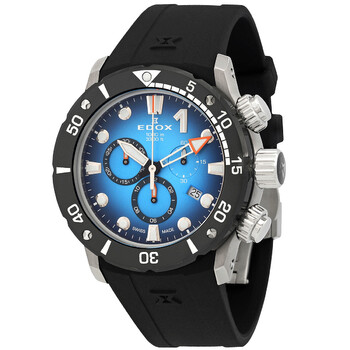Đồng hồ Edox CO-1 Chronograph Quartz Mặt Xanh 10242 TIN BUIDN Nam Chính hãng Sale giá Rẻ tại XaXi World