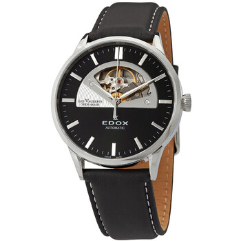 Đồng hồ Edox Les Vauberts Automatic Mặt Đen 85014 3C1 NIN Nam Chính hãng Sale giá Rẻ tại XaXi World