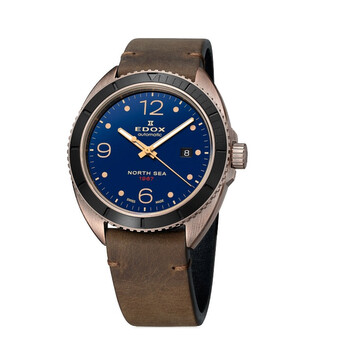 Đồng hồ Edox North Sea Automatic Mặt Xanh 80118 BRN BU1 Nam Chính hãng Sale giá Rẻ tại XaXi World