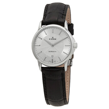 Đồng hồ Edox Les Bemonts Mặt Trắng Dây Da Đen 57001 3 AIN Nữ Chính hãng Sale giá Rẻ tại XaXi World