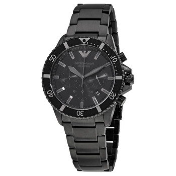 Đồng hồ Emporio Armani Diver Chronograph Quartz Mặt Đen AR11363 Nam Chính hãng Sale giá Rẻ tại XaXi World