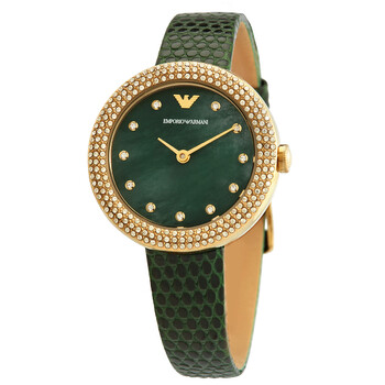 Đồng hồ Emporio Armani Rosa Quartz Crystal Mặt Xanh Lá AR11419 Nữ Chính hãng Sale giá Rẻ tại XaXi World