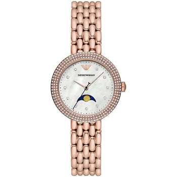 Đồng hồ Emporio Armani Rosa Quartz Crystal Mặt Xà Cừ Trắng AR11462 Nữ Chính hãng Sale giá Rẻ tại XaXi World