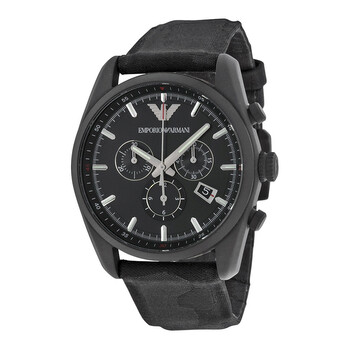 Đồng hồ Emporio Armani Sport Chronograph Mặt Đen Black Canvas AR6051 Nam Chính hãng Sale giá Rẻ tại XaXi World