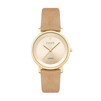 Đồng hồ Fjord Jensen Beige Dial FJ-6062-04 Nữ Chính hãng Sale giá Rẻ tại XaXi World