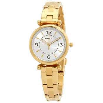 Đồng hồ Fossil Carlie Quartz Mặt Bạc ES5203 Nữ Chính hãng Sale giá Rẻ tại XaXi World