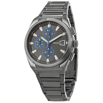 Đồng hồ Fossil Everett Chronograph Quartz Mặt Xám FS5830 Nam Chính hãng Sale giá Rẻ tại XaXi World