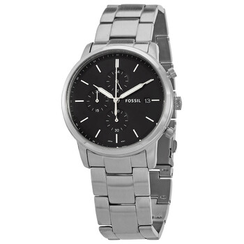Đồng hồ Fossil Minimalist Quartz Mặt Đen FS5847 Nam Chính hãng Sale giá Rẻ tại XaXi World