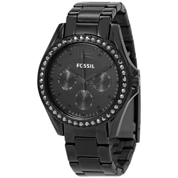 Đồng hồ Fossil Rilry Chronograph Quartz Mặt Đen ES4519 Nữ Chính hãng Sale giá Rẻ tại XaXi World