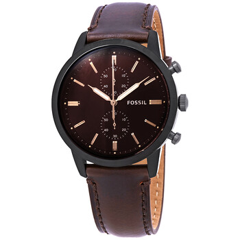 Đồng hồ Fossil Townsman Chronograph Brown Satin Dial FS5437 Nam Chính hãng Sale giá Rẻ tại XaXi World