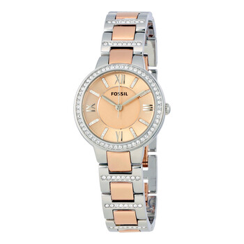 Đồng hồ Fossil Virginia Mặt Hồng Dây Demi ES3405 Nữ Chính hãng Sale giá Rẻ tại XaXi World