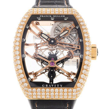 Đồng hồ Franck Muller Gravity Lên Cót Tay Diamond V45TGRAVITYCSSQTD(5NNR) Nam Chính hãng Sale giá Rẻ tại XaXi World