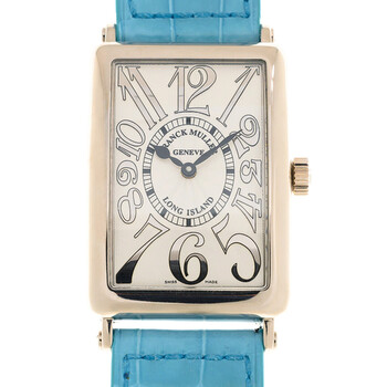 Đồng hồ Franck Muller Long Island Automatic Mặt Bạc 1000SCREL(OG) -LIGHT BL STRAP Unisex Chính hãng Sale giá Rẻ tại XaXi World