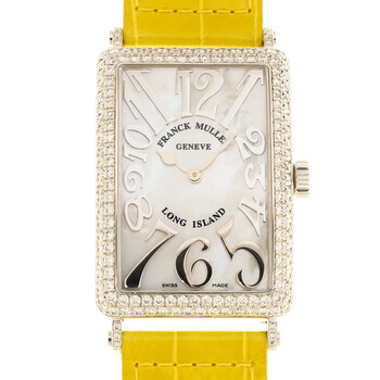 Đồng hồ Franck Muller Long Island Quartz Diamond 1002QZRELMOPD(OG)-YELSTRAP Nữ Chính hãng Sale giá Rẻ tại XaXi World