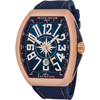 Đồng hồ Franck Muller Vanguard Yachting Automatic Mặt Xanh 45SCYACHTGLD Nam Chính hãng Sale giá Rẻ tại XaXi World