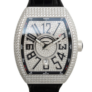 Đồng hồ Franck Muller Vanguard Automatic Diamond Mặt Bạc V 45 SC DT D CD (OG.NR) Unisex Chính hãng Sale giá Rẻ tại XaXi World