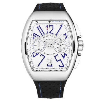 Đồng hồ Franck Muller Vanguard Chronograph Automatic Mặt Trắng 45CCWHTBLU-1 Nam Chính hãng Sale giá Rẻ tại XaXi World