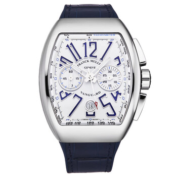 Đồng hồ Franck Muller Vanguard Chronograph Automatic Mặt Trắng 45CCWHTBLU Nam Chính hãng Sale giá Rẻ tại XaXi World