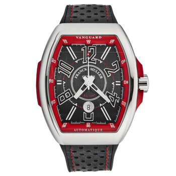 Đồng hồ Franck Muller Vanguard Racing Automatic Mặt Đen 45SCRACINGBLKRD Nam Chính hãng Sale giá Rẻ tại XaXi World
