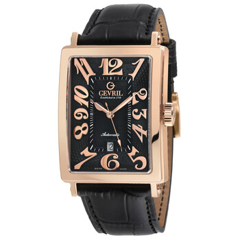 Đồng hồ Gevril Avenue of Americas Automatic Mặt Đen 15201-2 Nam Chính hãng Sale giá Rẻ tại XaXi World