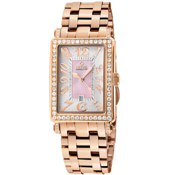 Đồng hồ Gevril Avenue of Americas Mini Diamond Quartz 7345RLB Nữ Chính hãng Sale giá Rẻ tại XaXi World