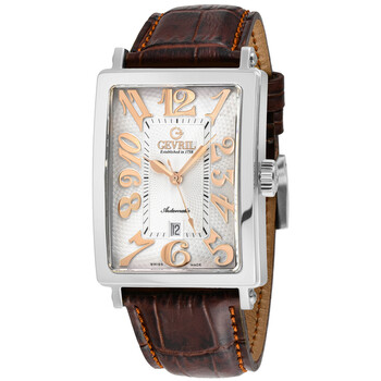 Đồng hồ Gevril Avenue of Americas Automatic Mặt Trắng 15000-7 Nam Chính hãng Sale giá Rẻ tại XaXi World