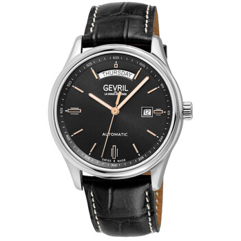 Đồng hồ Gevril Excelsior Automatic Mặt Đen 48200 Nam Chính hãng Sale giá Rẻ tại XaXi World