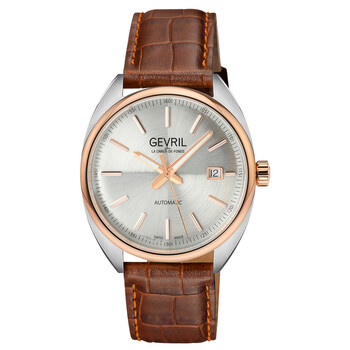 Đồng hồ Gevril Five Points Automatic Mặt Bạc 48700A Nam Chính hãng Sale giá Rẻ tại XaXi World