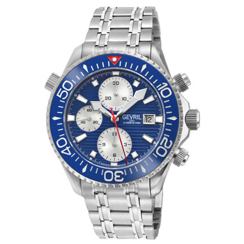 Đồng hồ Gevril Hudson Yards Chronograph Automatic Mặt Xanh 48815B Nam Chính hãng Sale giá Rẻ tại XaXi World