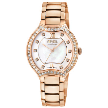 Đồng hồ Gevril Lugano Diamond Mặt Xà Cừ 11251B Nữ Chính hãng Sale giá Rẻ tại XaXi World