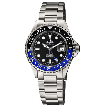 Đồng hồ Gevril Wall Street Automatic Mặt Đen 4953A Nam Chính hãng Sale giá Rẻ tại XaXi World