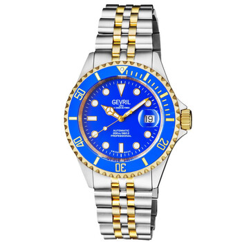 Đồng hồ Gevril Wall Street Automatic Mặt Xanh Dây Demi 4856B Nam Chính hãng Sale giá Rẻ tại XaXi World