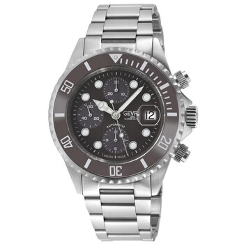 Đồng hồ Gevril Wall Street Chrono Chronograph Automatic Mặt Xám 4154A Nam Chính hãng Sale giá Rẻ tại XaXi World