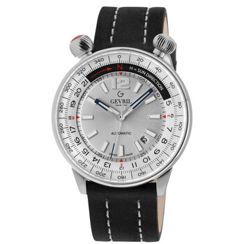Đồng hồ Gevril Wallabout Automatic Mặt Bạc 48560A Nam Chính hãng Sale giá Rẻ tại XaXi World