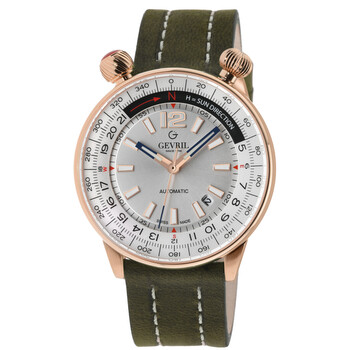 Đồng hồ Gevril Wallabout Silver-tone Dial 48564A Nam Chính hãng Sale giá Rẻ tại XaXi World