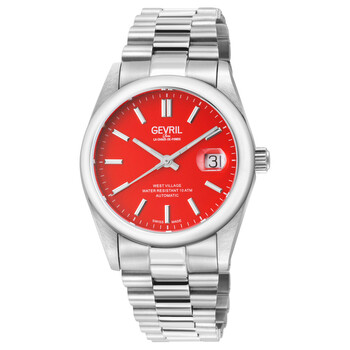 Đồng hồ Gevril West Village Automatic Red Dial 48932B Nam Chính hãng Sale giá Rẻ tại XaXi World