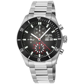Đồng hồ Gevril Yorkville Chronograph Automatic Mặt Đen 48620B Nam Chính hãng Sale giá Rẻ tại XaXi World