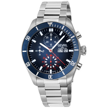 Đồng hồ Gevril Yorkville Chronograph Automatic Mặt Xanh 48621B Nam Chính hãng Sale giá Rẻ tại XaXi World