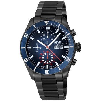 Đồng hồ Gevril Yorkville Chronograph Automatic Mặt Xanh 48623B Nam Chính hãng Sale giá Rẻ tại XaXi World