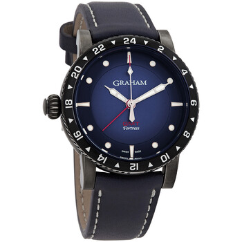 Đồng hồ Graham Fortress GMT Automatic Mặt Xanh 2FOBV.U03A Nam Chính hãng Sale giá Rẻ tại XaXi World