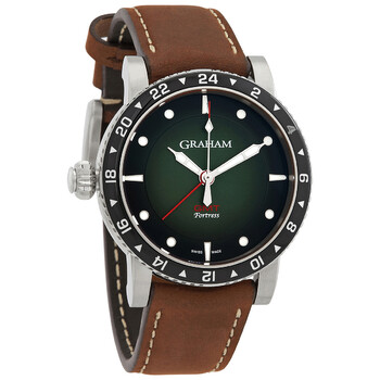 Đồng hồ Graham Fortress GMT Automatic Mặt Xanh Lá 2FOBC.G02A Nam Chính hãng Sale giá Rẻ tại XaXi World