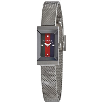 Đồng hồ Gucci G-rame Quartz Green, Red & Mặt Xanh YA147510 Nữ Chính hãng Sale giá Rẻ tại XaXi World