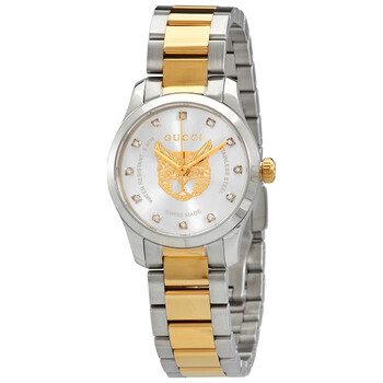 Đồng hồ Gucci G-Timeless Quartz Diamond Mặt Bạc YA1265016 Nữ Chính hãng Sale giá Rẻ tại XaXi World