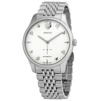Đồng hồ Gucci G-Timeless Automatic Mặt Bạc YA126354 Nam Chính hãng Sale giá Rẻ tại XaXi World
