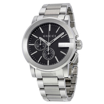 Đồng hồ Gucci G-Chrono Mặt Đen Stainless Steel YA101204 Nam Chính hãng Sale giá Rẻ tại XaXi World