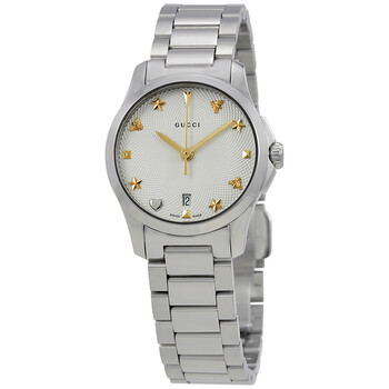 Đồng hồ Gucci G-Timeless Mặt Bạc Stainless Steel YA126572 Nữ Chính hãng Sale giá Rẻ tại XaXi World