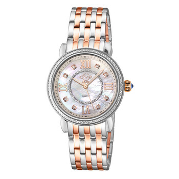 Đồng hồ Gv2 By Gevril Marsala Diamond Mặt Xà Cừ 9865B Nữ Chính hãng Sale giá Rẻ tại XaXi World